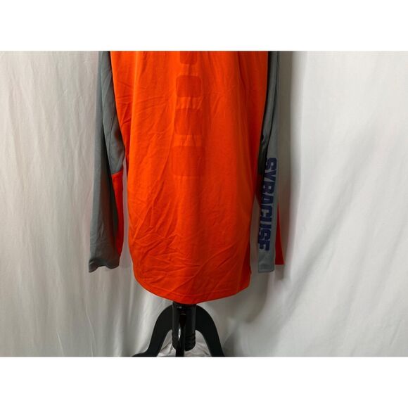 Syracuse University Nike Men's Shirt Orange Grey NCAA Dri-Fit Elite Size Large - Picture 9 of 16